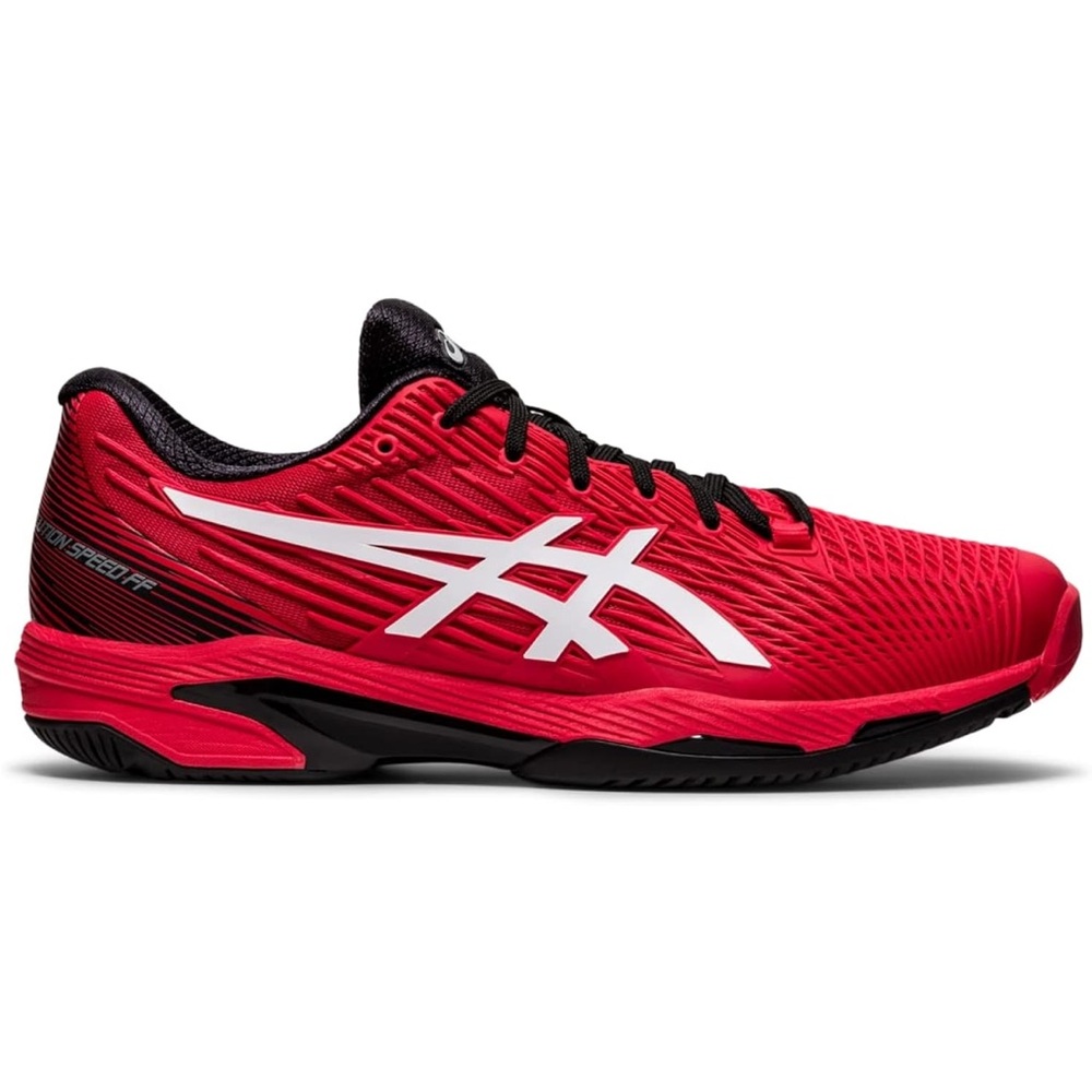 ASICS Men's Red Solution Speed Flytefoam 2 Tennis Shoes size 10.5